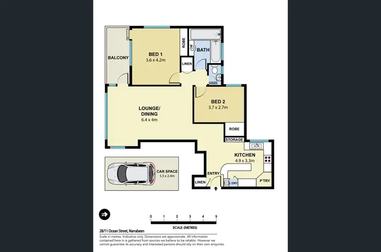 Floorplan of Homely apartment listing, 28/11-21 Ocean Street, Narrabeen NSW 2101