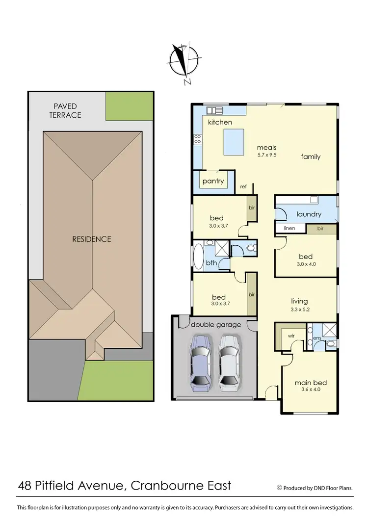 Floorplan of Homely house listing, 48 Pitfield Avenue, Cranbourne East VIC 3977
