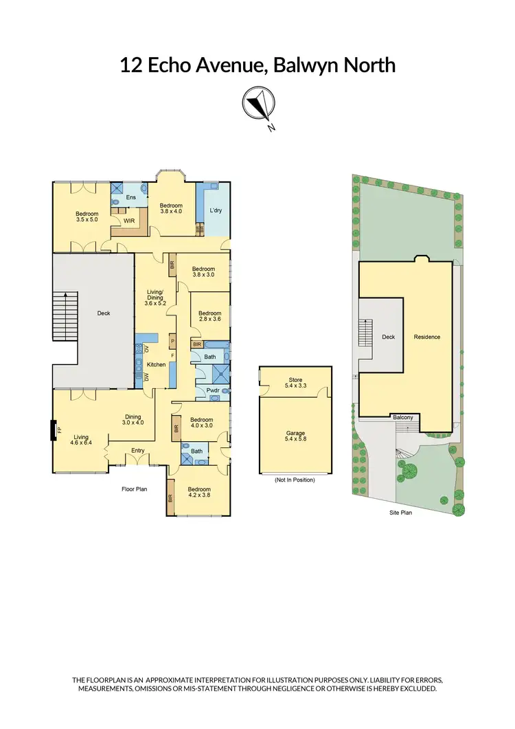 Floorplan of Homely house listing, 12 Echo Avenue, Balwyn North VIC 3104