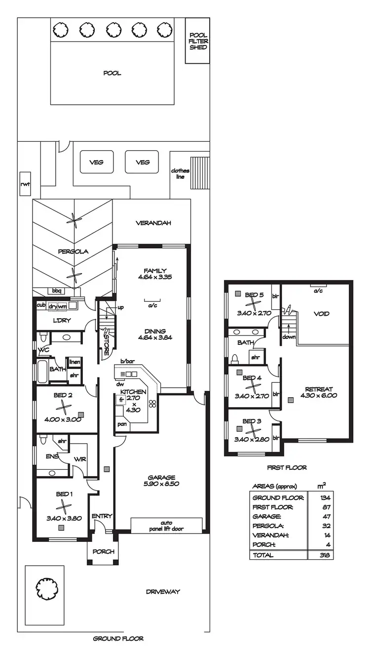 Floorplan of Homely house listing, 12 Leicester Avenue, Kilburn SA 5084
