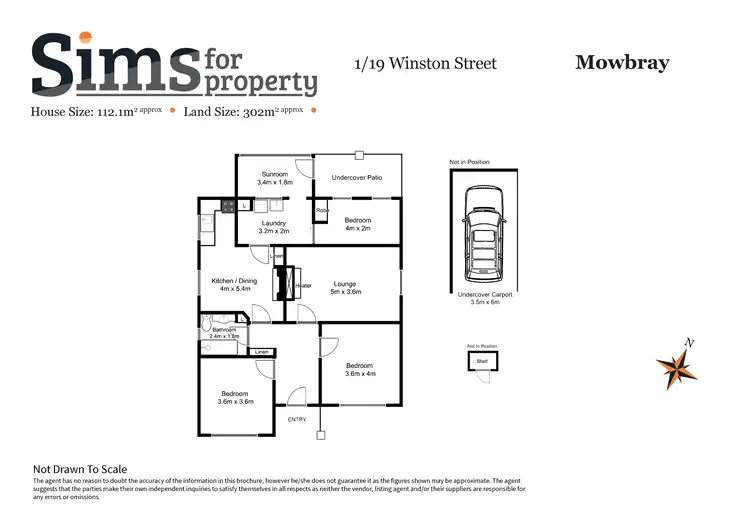 Floorplan of Homely house listing, 1/19 Winston Street, Mowbray TAS 7248