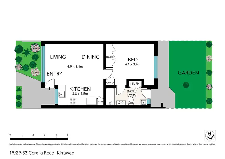Floorplan of Homely unit listing, 15/29-33 Corella Road, Kirrawee NSW 2232