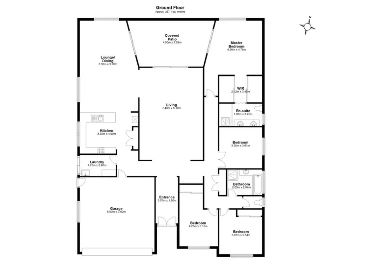 Floorplan of Homely house listing, 72 Cascade Drive, Forest Lake QLD 4078