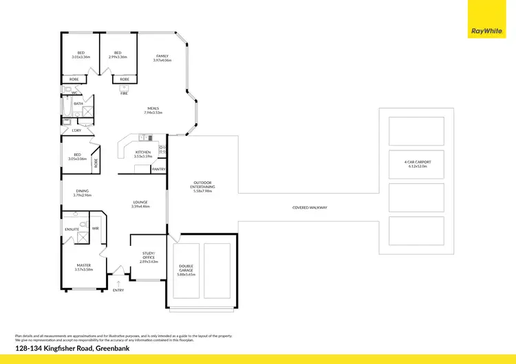 Floorplan of Homely house listing, 128-134 Kingfisher Road, Greenbank QLD 4124