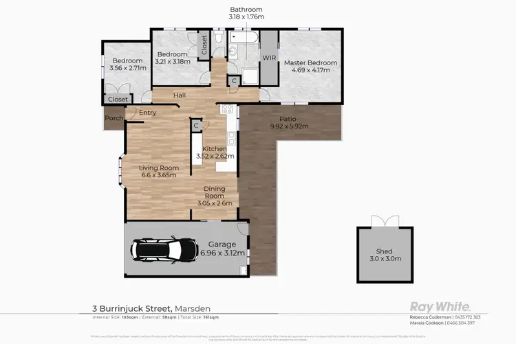 Floorplan of Homely house listing, 3 Burrinjuck Street, Marsden QLD 4132