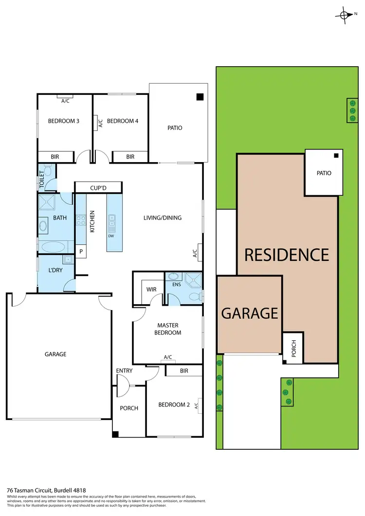 Floorplan of Homely house listing, 67 Tasman Circuit, Burdell QLD 4818