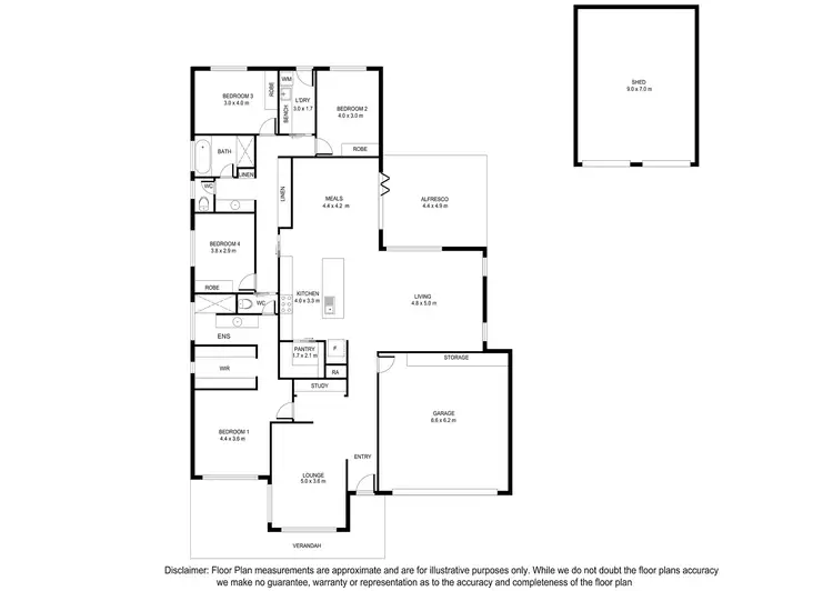 Floorplan of Homely house listing, 29 Saint Andrews Drive, Worrolong SA 5291