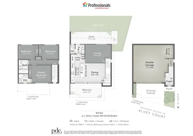 Floorplan of Homely townhouse listing, 4/1 Alvey Court, Mudgeeraba QLD 4213