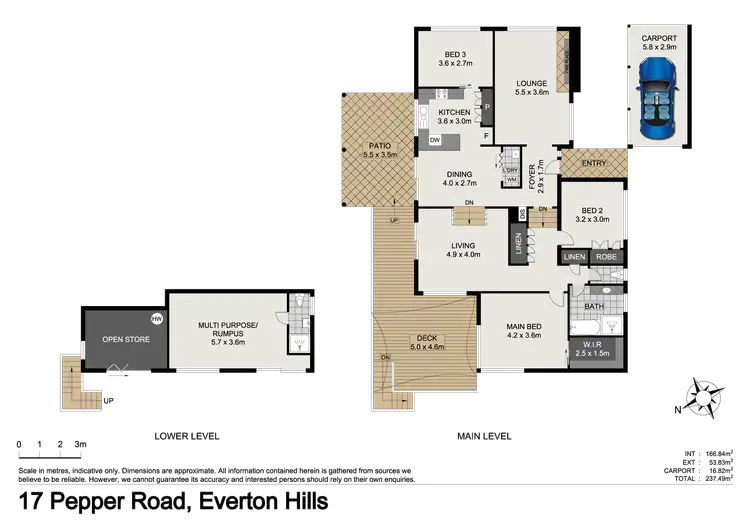 Floorplan of Homely house listing, 17 Pepper Road, Everton Hills QLD 4053