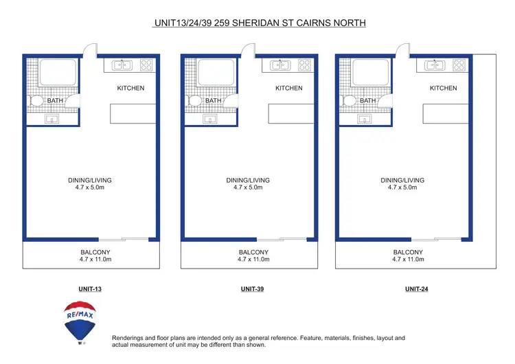 Floorplan of Homely unit listing, 13/24/39/259 Sheridan Street, Cairns North QLD 4870