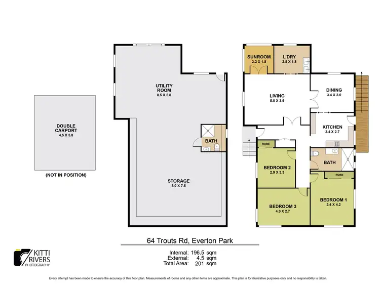 Floorplan of Homely house listing, 64 Trouts Road, Everton Park QLD 4053
