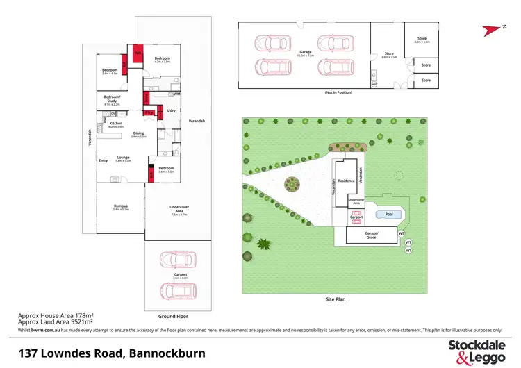 Floorplan of Homely house listing, 137 Lowndes Road, Bannockburn VIC 3331