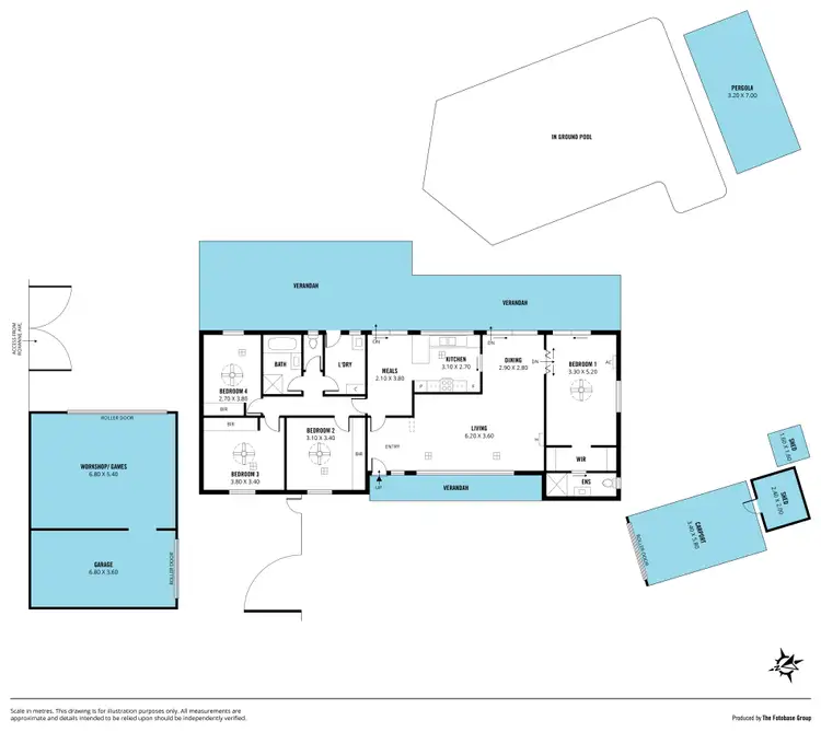 Floorplan of Homely house listing, 5 Lyn Street, Aberfoyle Park SA 5159