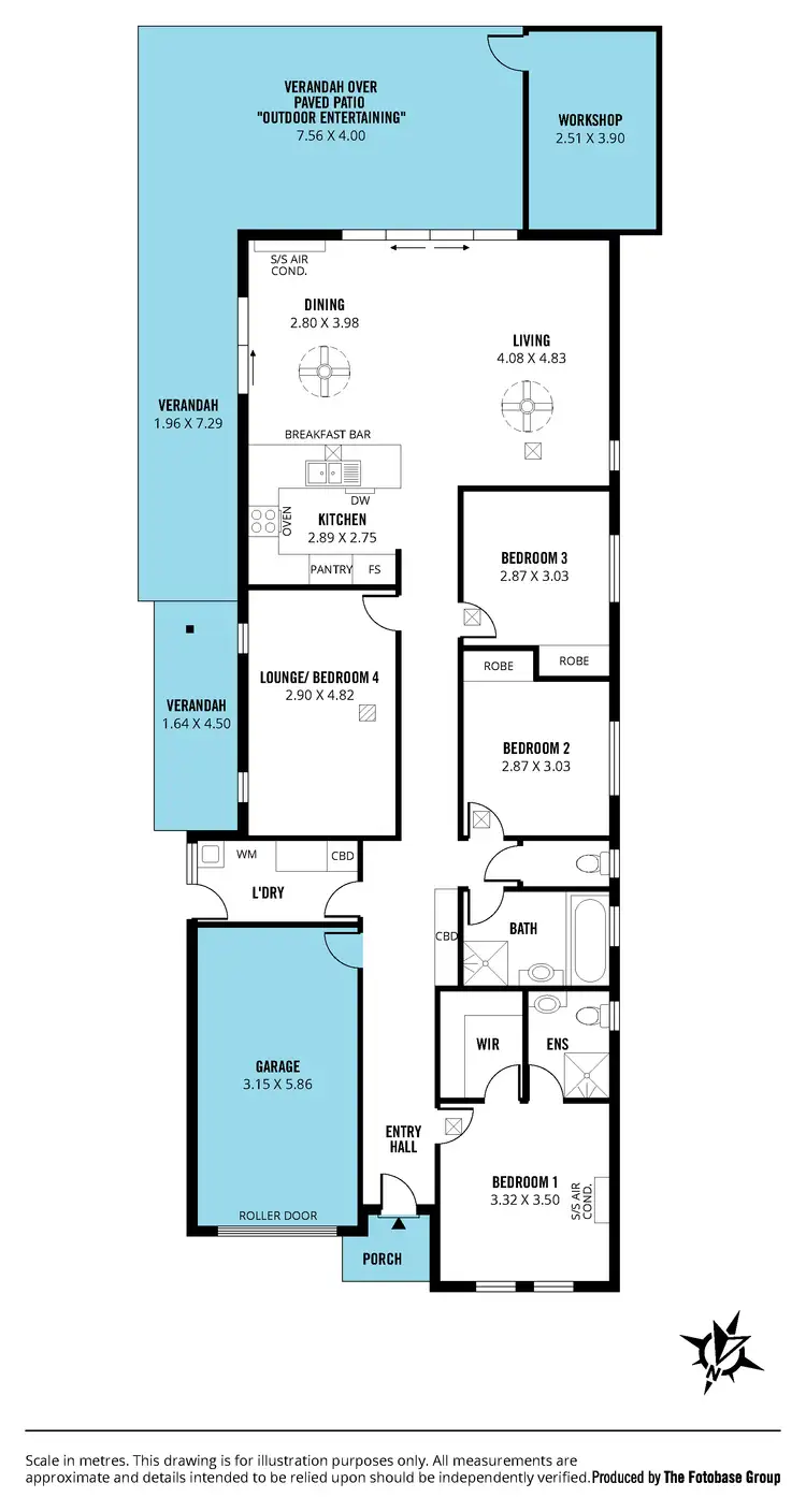 Floorplan of Homely house listing, 12 Knoll Avenue, Aldinga Beach SA 5173