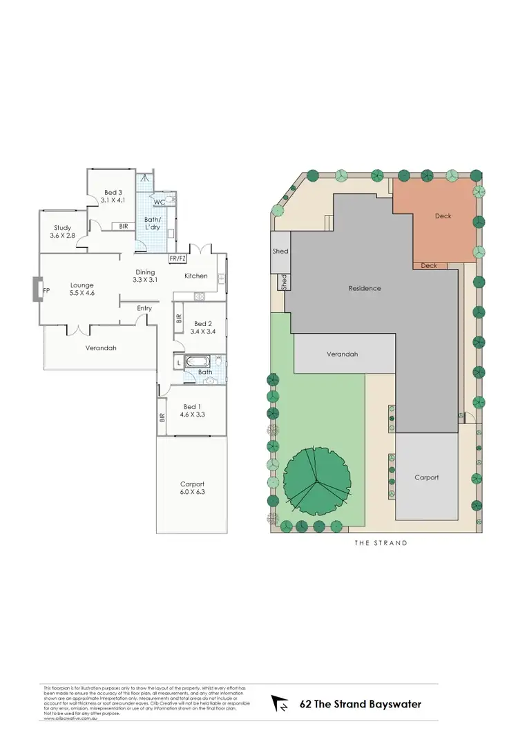 Floorplan of Homely house listing, 62 The Strand, Bayswater WA 6053