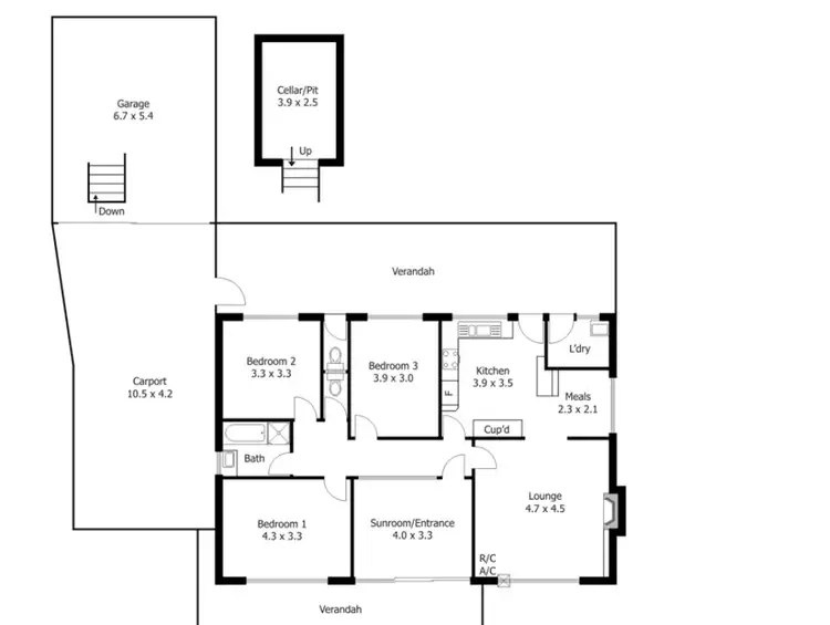 Floorplan of Homely house listing, 336 Main South Rd, Morphett Vale SA 5162