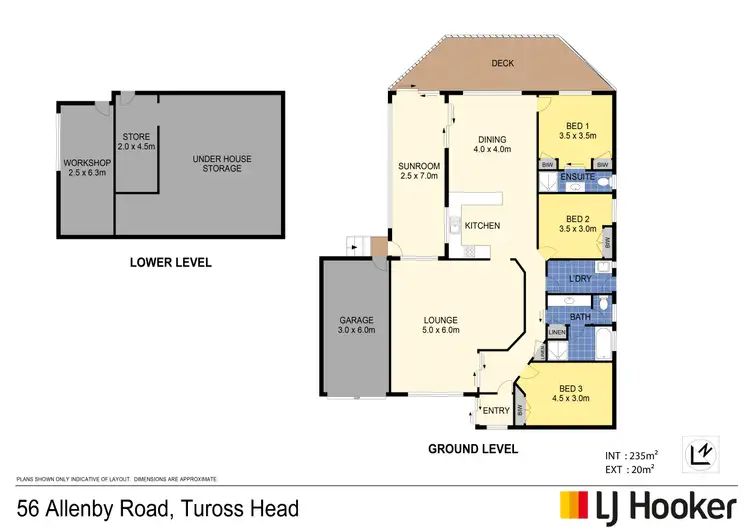 Floorplan of Homely house listing, 56 Allenby Road, Tuross Head NSW 2537