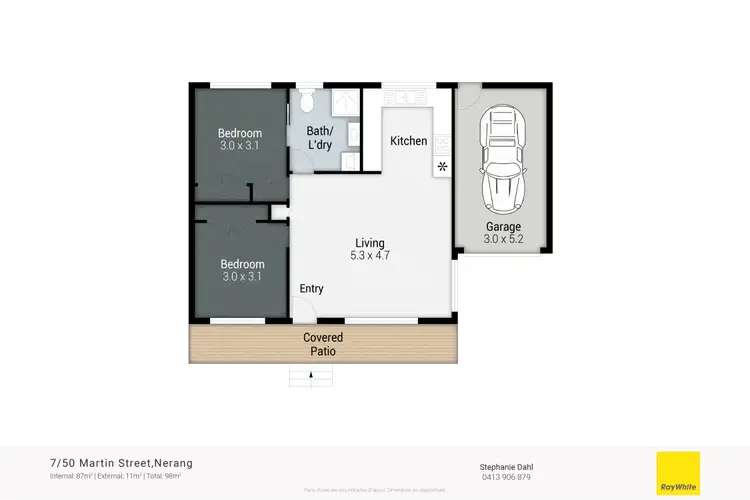 Floorplan of Homely house listing, 7/50 Martin Street, Nerang QLD 4211