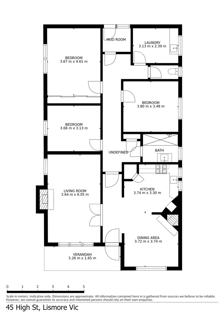 Floorplan of Homely house listing, 45 High Street, Lismore VIC 3324