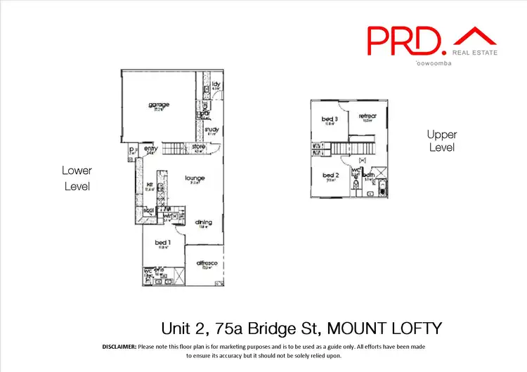 Floorplan of Homely townhouse listing, 2/75a Bridge Street, Mount Lofty QLD 4350