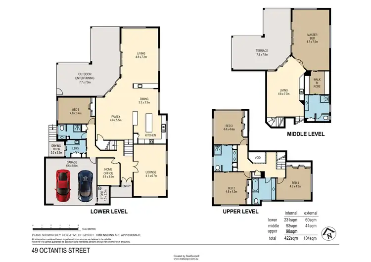 Floorplan of Homely house listing, 49 Octantis Street, Coorparoo QLD 4151