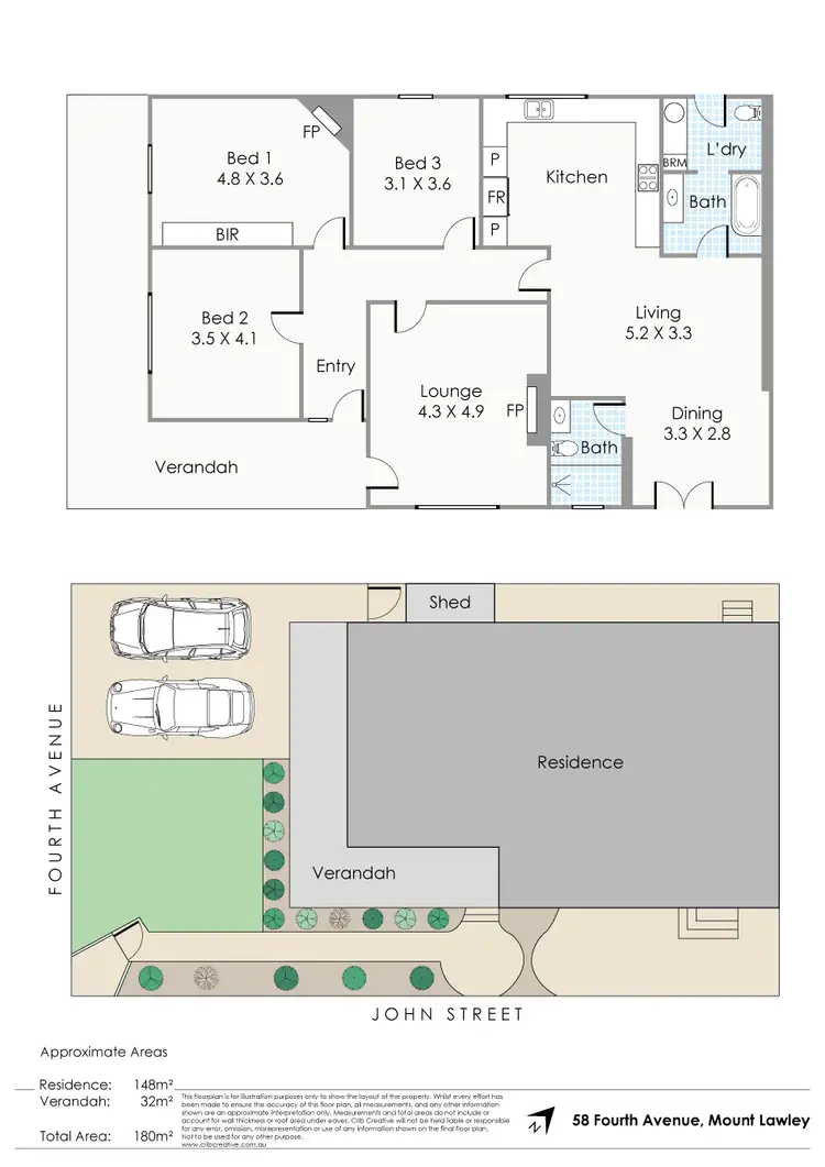 Floorplan of Homely house listing, 58 Fourth Avenue, Mount Lawley WA 6050