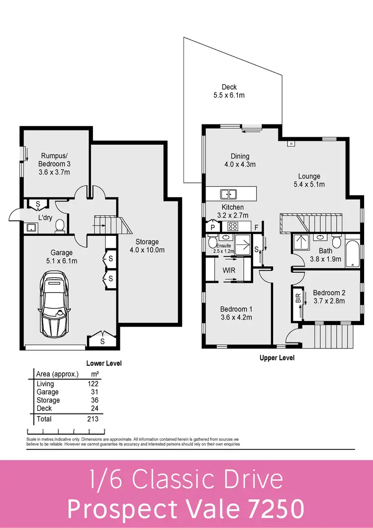 Floorplan of Homely house listing, 1/6 Classic Drive, Prospect Vale TAS 7250
