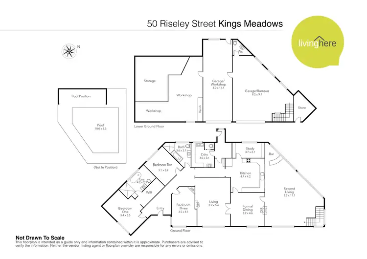 Floorplan of Homely house listing, 50 Riseley Street, Kings Meadows TAS 7249