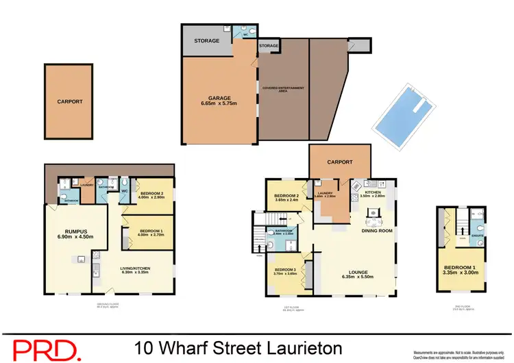 Floorplan of Homely house listing, 10 Wharf Street, Laurieton NSW 2443