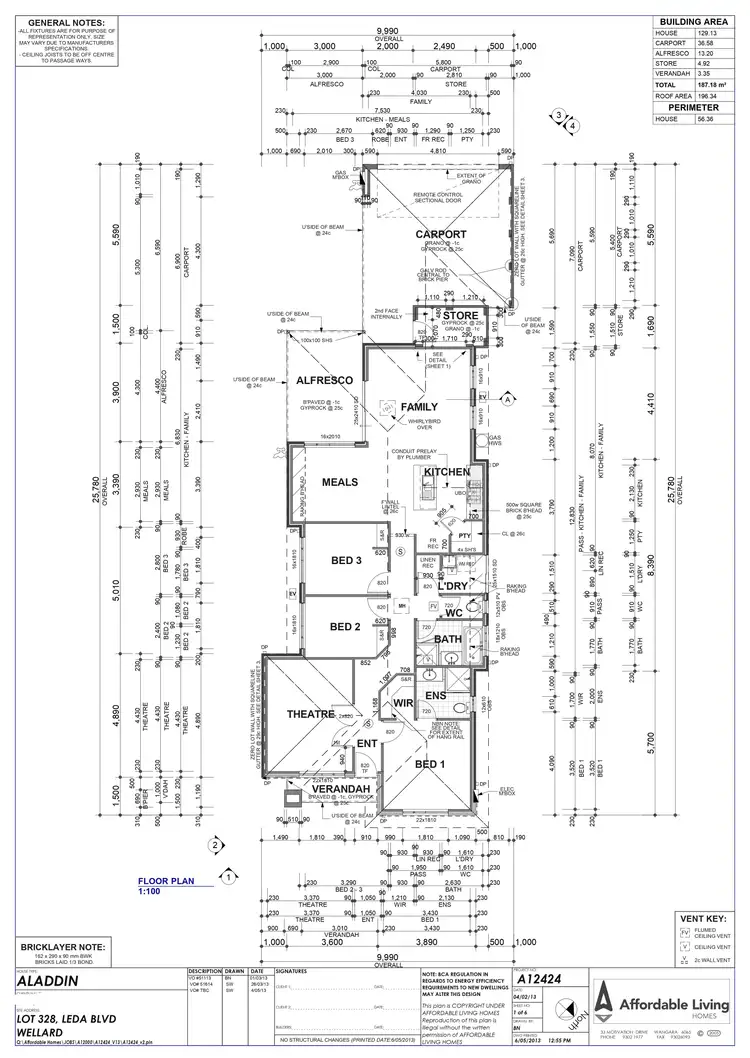 Floorplan of Homely house listing, 34 Leda Boulevard, Wellard WA 6170