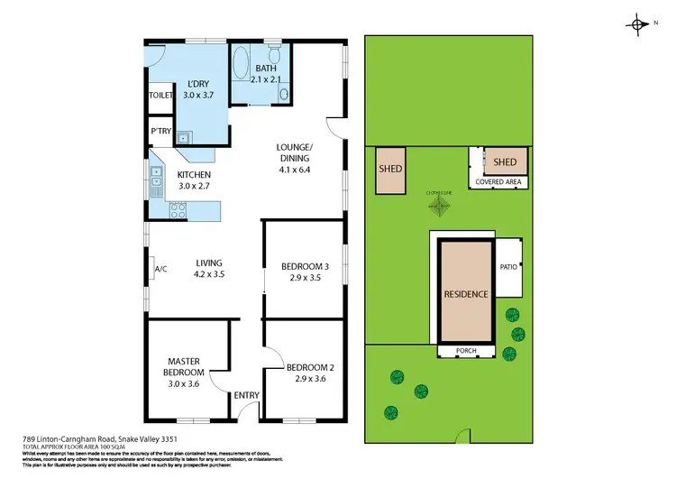 Floorplan of Homely house listing, 789 Linton-Carngham Road, Snake Valley VIC 3351