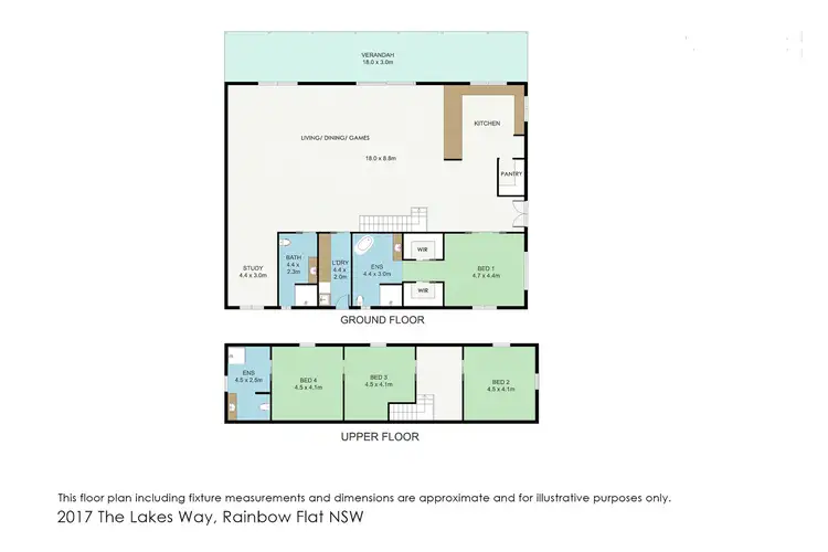 Floorplan of Homely rural property listing, 2017 The Lakes Way, Rainbow Flat NSW 2430