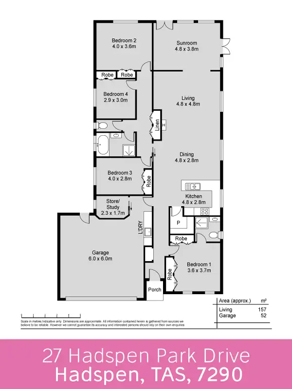 Floorplan of Homely house listing, 27 Hadspen Park Drive, Hadspen TAS 7290