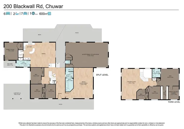 Floorplan of Homely house listing, 200 Blackwall Road, Chuwar QLD 4306