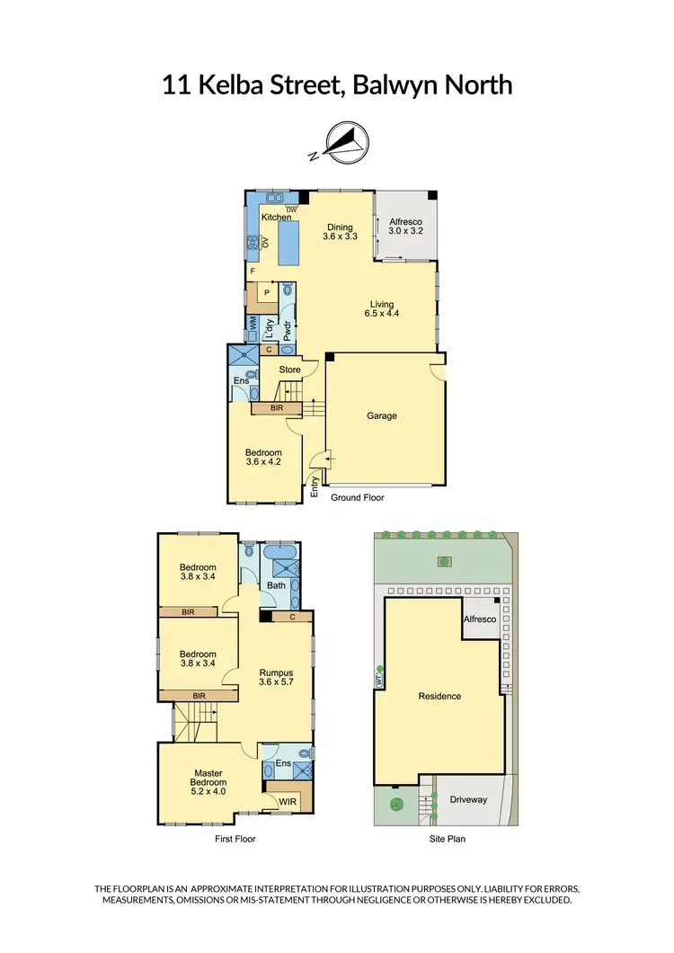 Floorplan of Homely house listing, 11 Kelba Street, Balwyn North VIC 3104