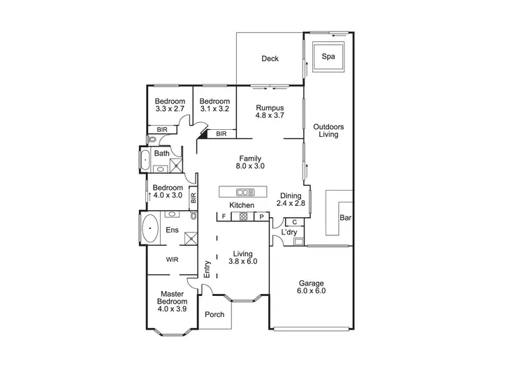 Floorplan of Homely house listing, 4 Aberdeen Way, Tarneit VIC 3029
