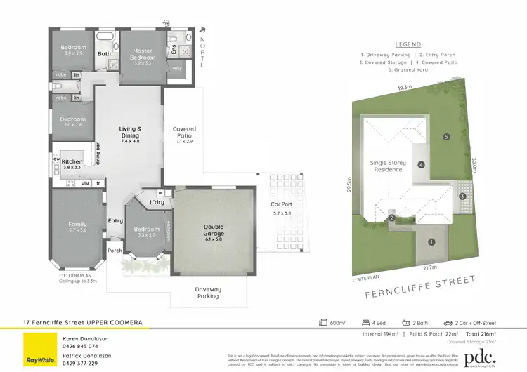 Floorplan of Homely house listing, 17 Ferncliffe Street, Upper Coomera QLD 4209