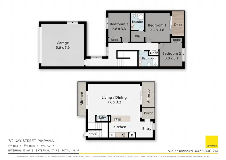 Floorplan of Homely townhouse listing, 7/2 Kay Street, Pimpama QLD 4209