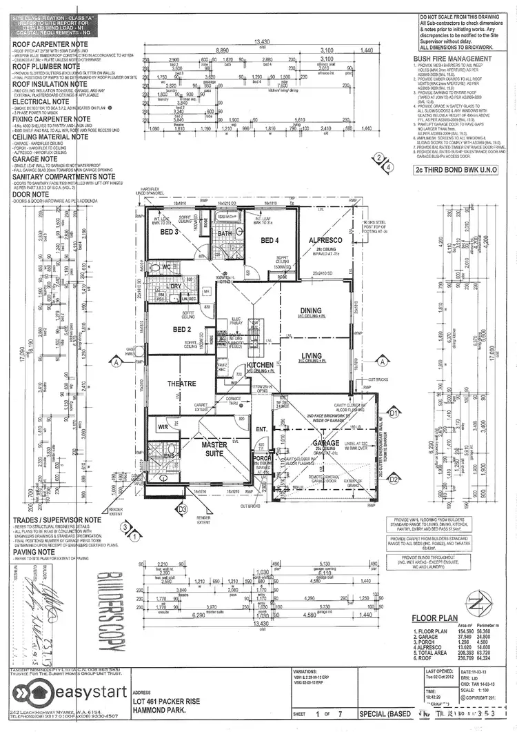 Floorplan of Homely house listing, 19 Packer Rise, Hammond Park WA 6164