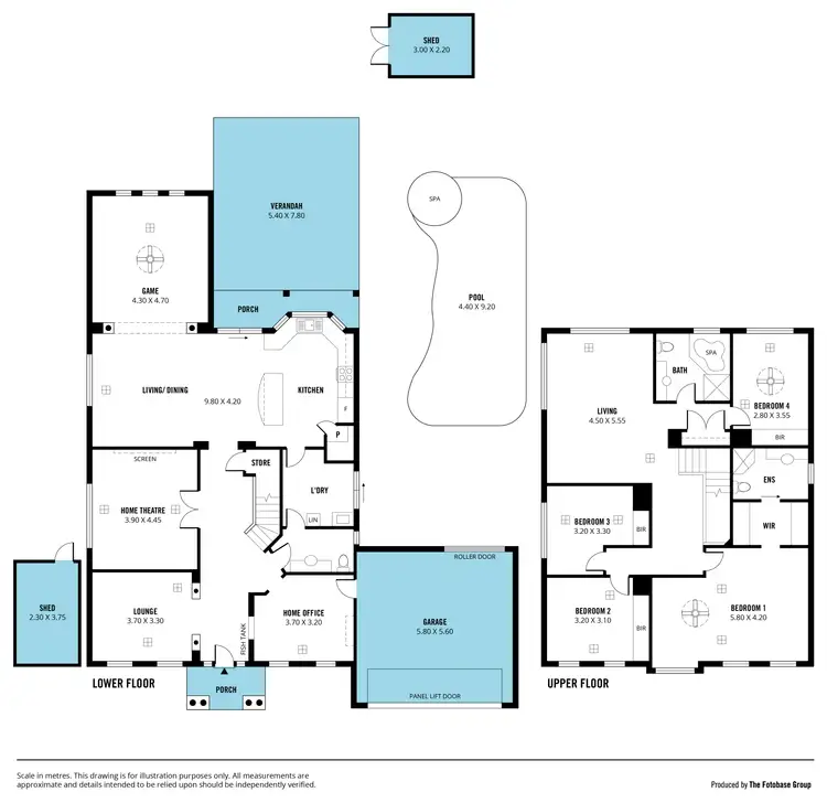 Floorplan of Homely house listing, 4 Stanford Glen, Seaford Rise SA 5169