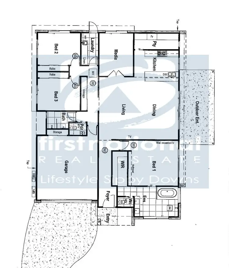 Floorplan of Homely house listing, 2 Sitella Place, Palmview QLD 4553