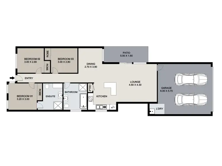 Floorplan of Homely house listing, 18 Glorious Promenade, Redbank Plains QLD 4301