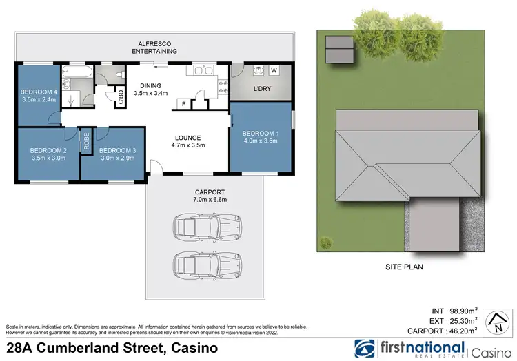 Floorplan of Homely house listing, 28A Cumberland Street, Casino NSW 2470