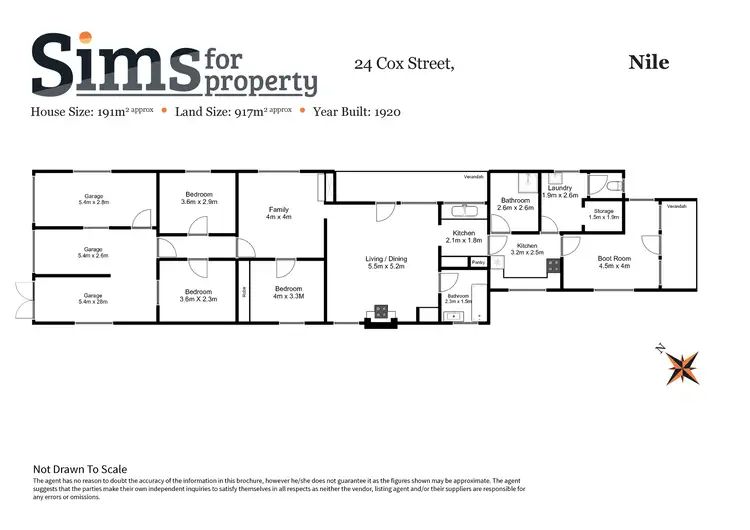 Floorplan of Homely house listing, 24 Cox Street, Nile TAS 7212
