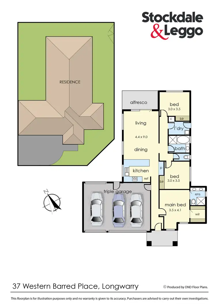 Floorplan of Homely house listing, 37 Western Barred Place, Longwarry VIC 3816