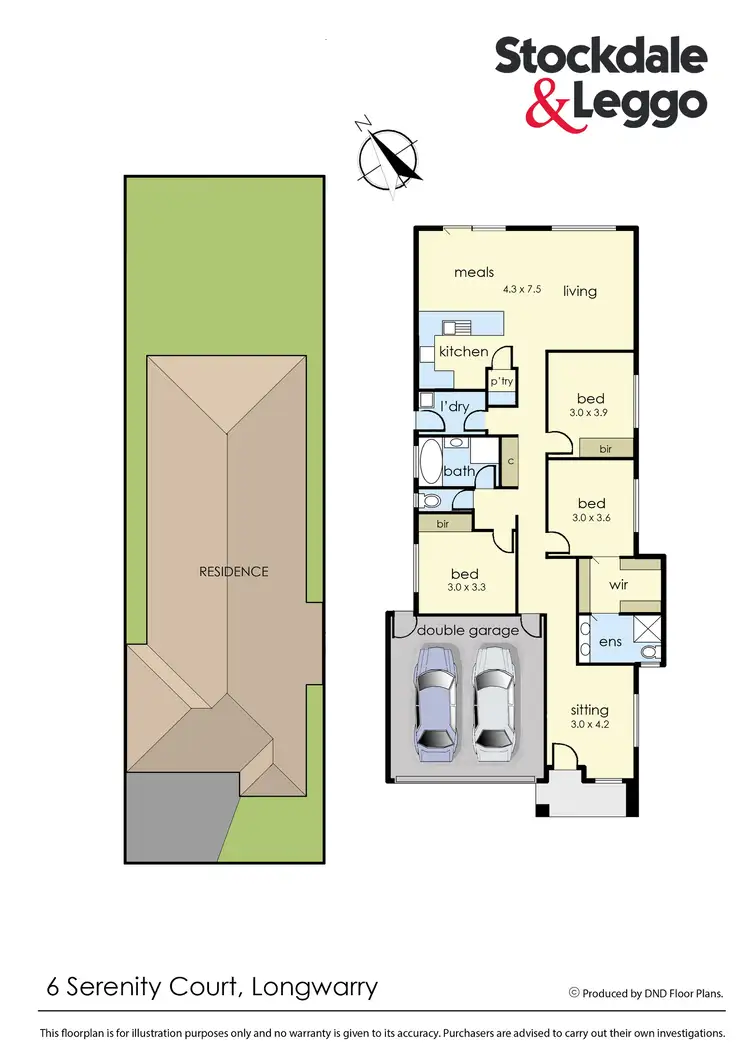 Floorplan of Homely house listing, 6 Serenity Court, Longwarry VIC 3816