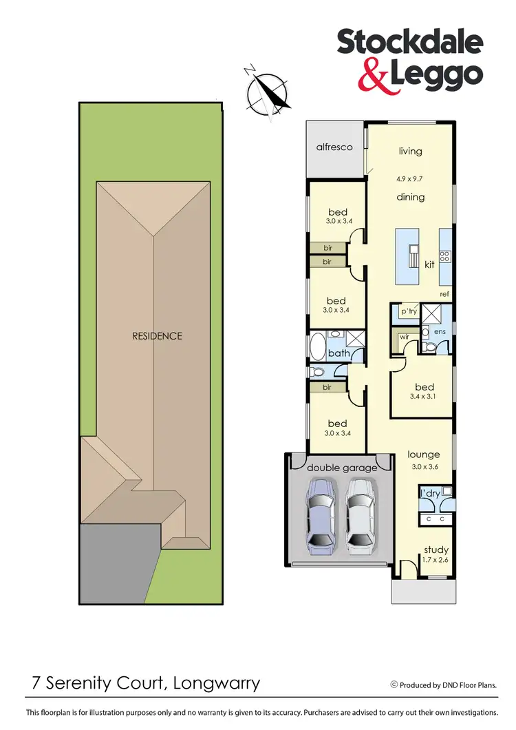Floorplan of Homely house listing, 7 Serenity Court, Longwarry VIC 3816
