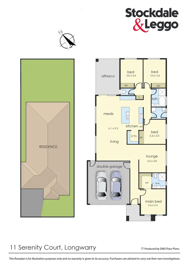 Floorplan of Homely house listing, 11 Serenity Court, Longwarry VIC 3816