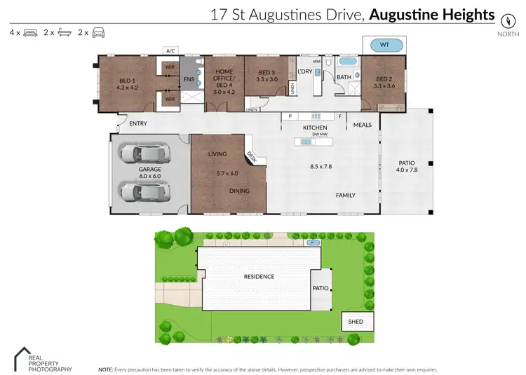 Floorplan of Homely house listing, 17 St Augustines Drive, Augustine Heights QLD 4300