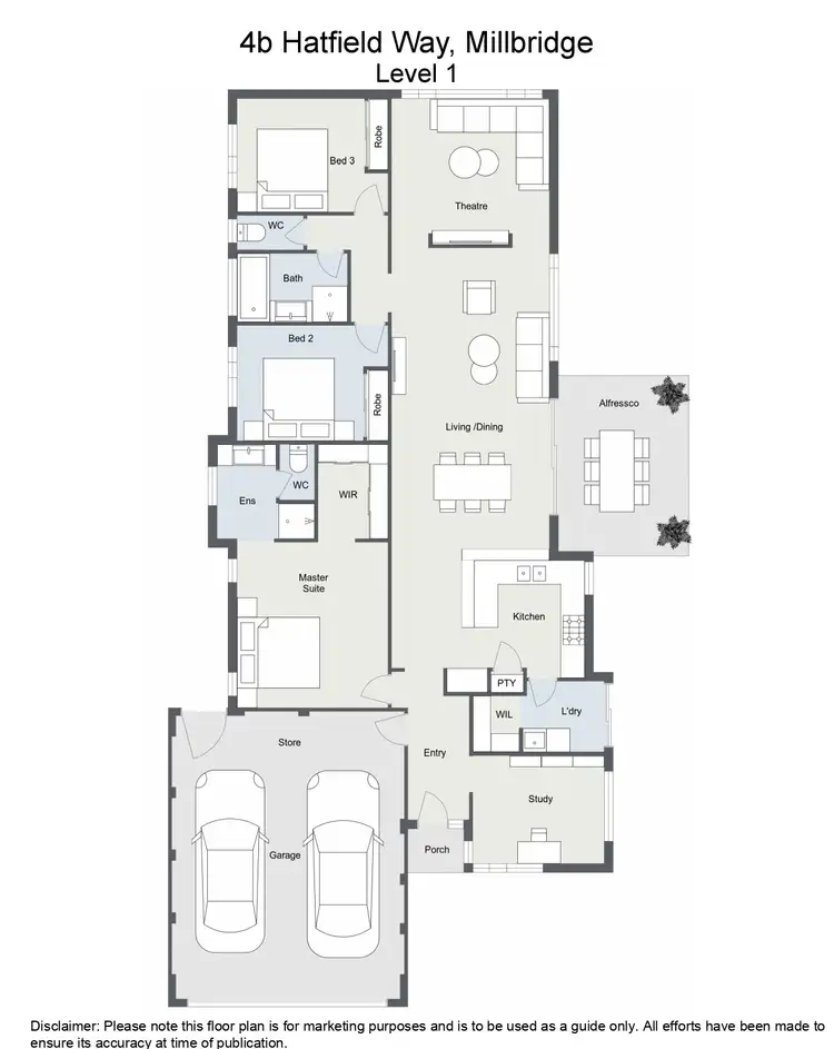 Floorplan of Homely house listing, 4B Hatfield Way, Millbridge WA 6232